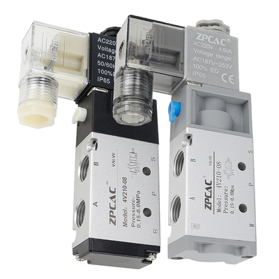 4V210-08电磁阀换向不卡顿