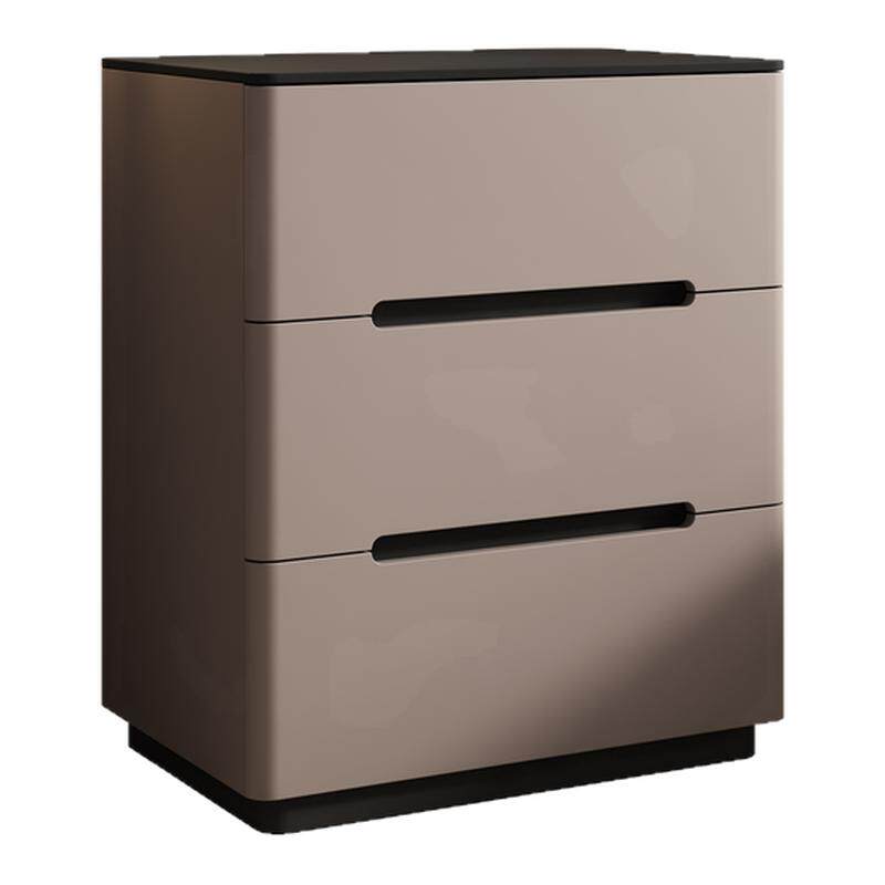 实木床头柜2025年新款卧室高级感现代简约家用抽屉储物收纳床边柜