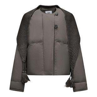 商场同款|森马羽绒服女冬季oversize围巾90绒子2025新款复古衣服