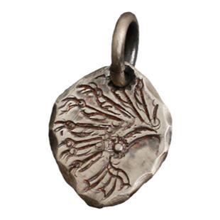 一休高桥吾郎风格菊地健925纯银酋长老鹰饼子吊坠