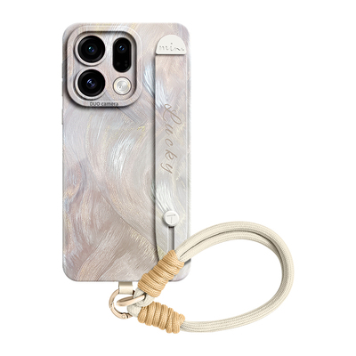 液态硅胶羽纱流彩！送腕带挂绳壳