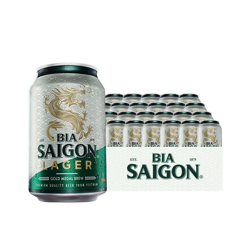 越南西贡整箱拉格啤酒整箱灌装Saigon Lager啤酒整箱原装进口精酿