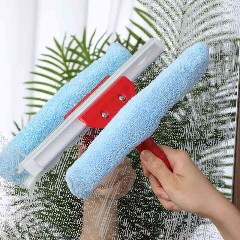 美丽雅双叉擦玻器 硅胶玻璃窗刮 伸缩刮窗器 百货批发