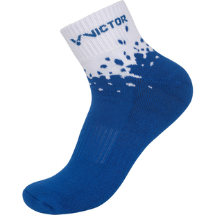 VICTOR威克多网羽球袜胜利男款加厚毛巾底吸汗透气舒适中筒运动袜