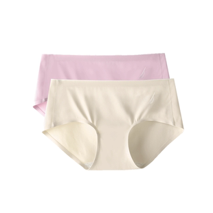 Nautica Underwear女士三角内裤2条装薄款速干无痕弹力短裤易清洗