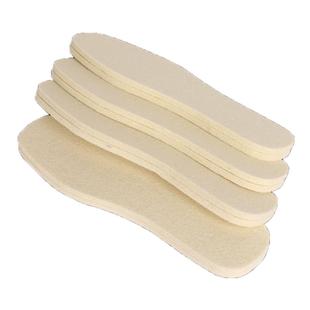 冬季保暖加绒羊毛毡鞋垫可裁剪防寒透气吸汗男女加厚款高弹