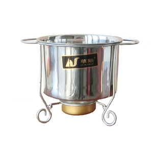 华顺不锈钢双耳涮毛肚串串锅涮串带架子酒精锅电磁炉麻辣涮肚锅