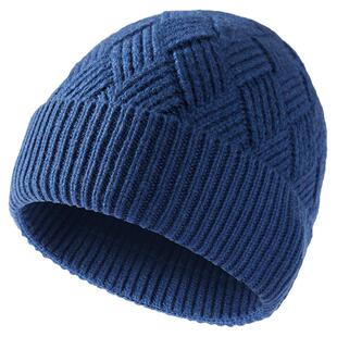 恒源祥 针织帽子男款爸爸大头围冬季妈妈防寒保暖羊毛线包头冷帽
