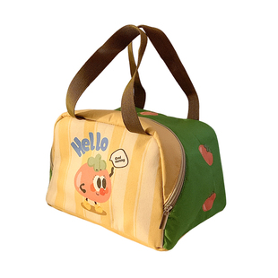 可爱保温饭盒袋饭盒包学生上班族带饭装餐包便当袋加厚铝箔手提包