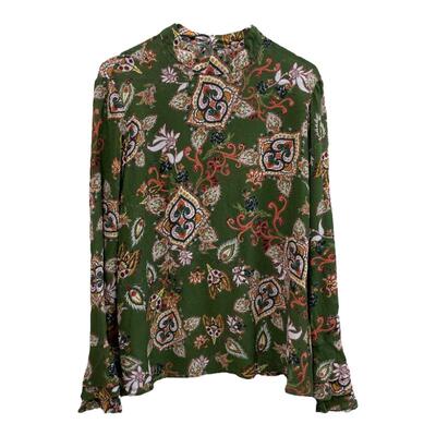 古着桑蚕丝衬衫真丝上装