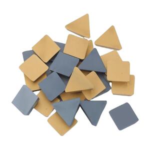 硬质合金铣刀片4160511株洲铣刀片镀钛涂层刀片难加工材质专业刀