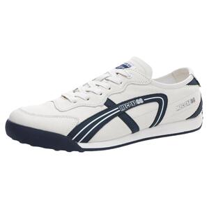 男士休闲鞋男春季2025真皮板鞋软底轻便百搭潮鞋运动风德训阿甘鞋