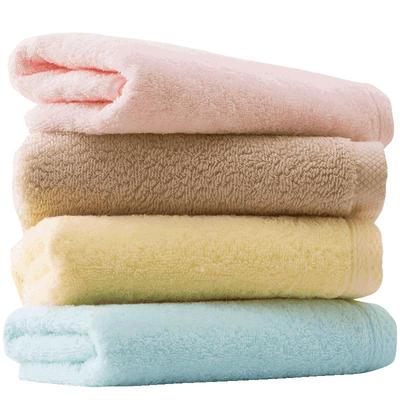 幸和素色纯棉面巾柔软成人