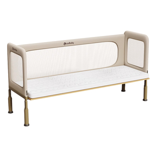 coolbaby一体式拼接床婴儿床边加宽儿童床大人可睡加高护栏可升降