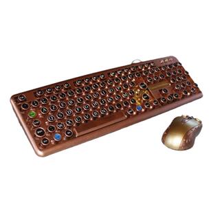 Clavier㊣法国代购 手作迷人蒸汽朋克齿轮装饰个性鼠标键盘套装