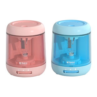 晨光文具电动自动削笔刀儿童小学生卷转笔刀全男孩铅笔刀削笔器女孩素描刨笔机旋绞笔刀销笔修笔充电学习用品