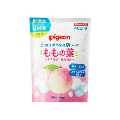 贝亲婴儿桃叶洗沐二合一400ml