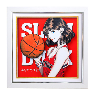 赤木晴子手工动漫立体画艺术画