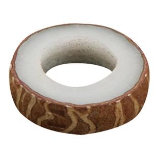 白玉菩提戒指半成品diy成品加厚中式板子指手工打磨情侣戒指男女