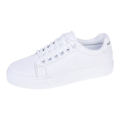 初中生小学生小白鞋2024春秋男生女生合唱团朗诵白色板鞋演出单鞋