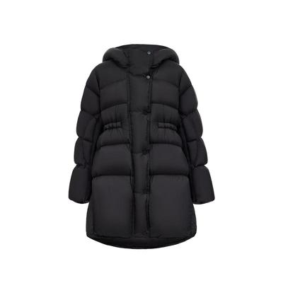 绫致Vero Moda羽绒服2025冬季新款90白鸭绒连帽中长款外套