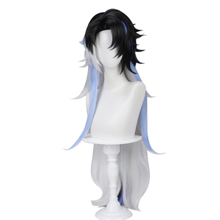 三分妄想王者荣耀司马懿九山相柳cos假发玉米须头皮顶无定金发卡