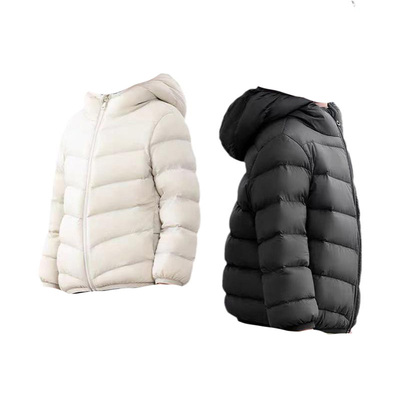 鸭鸭儿童羽绒服薄款短款男女同款