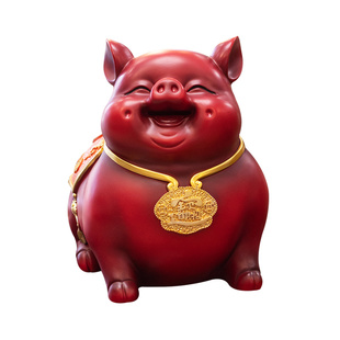 特大号储蓄罐招财金猪摆件创意大人只进不出超大容量存钱罐不可取