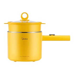 美的小型电火锅家用多功能一体锅学生宿舍电煮锅泡面锅XZE1604