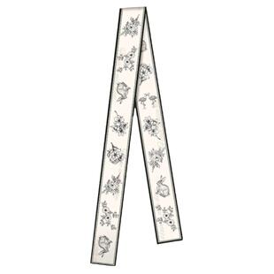 【微瑕专场】xinuosichou惜诺 真丝丝巾 飘带菱形巾 | 低至5折