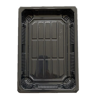 印花寿司盒整箱特价包邮一次性外卖食品生鲜点心水产品塑料打包盒