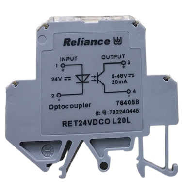 现货原装Reliance瑞联768058 764058 RET24VDCO L20L端子式耦合器
