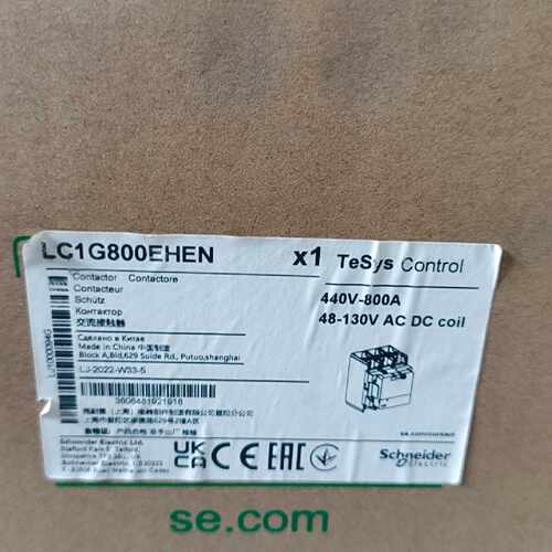 施耐l接触器 LC1G800EHEN