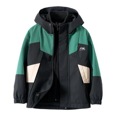 李宁童装儿童三合一冲锋外套24款