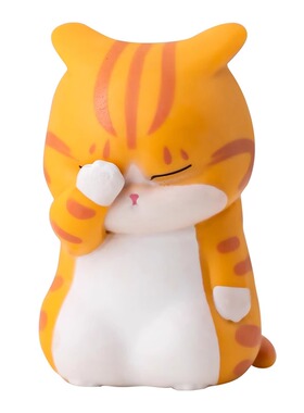 可爱猫咪办公室工位桌面装饰摆件