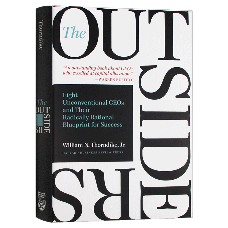 商界局外人 巴菲特尤为看重的八项企业家特质 英文原版 The Outsiders 威廉桑代克 投资的视角看待管理 英文版英语企业管理书籍