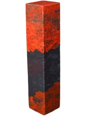 鸡血玉印章刻字篆刻原石玉石章