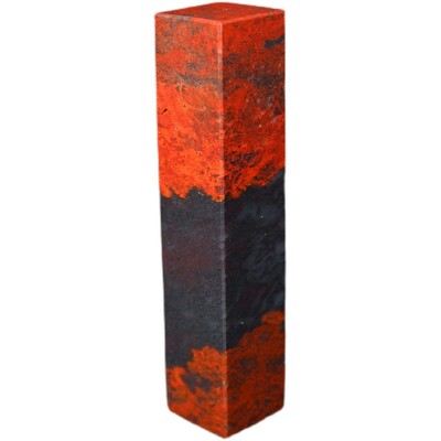 鸡血玉印章刻字篆刻原石玉石章