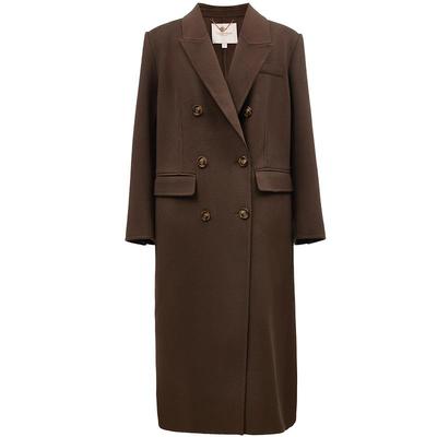 VeroModa双面呢软糯毛呢大衣