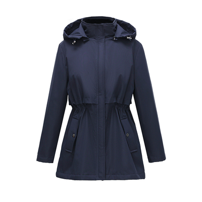 啄木鸟风衣外套女2025秋冬新款洋气防风加绒加厚夹克收腰显瘦上衣