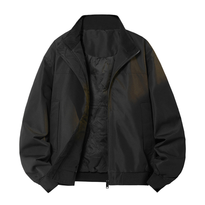 胖胖哥短款立领羽绒服男冬季白鸭绒大码宽松加厚面包服硬汉外套潮