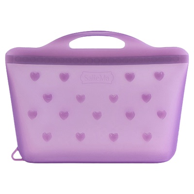 SalleMa硅胶防漏沙拉素食保鲜袋