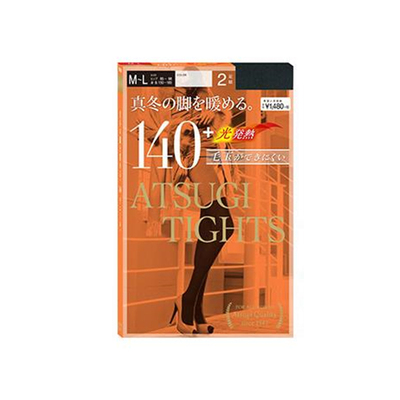 厚木日本保暖丝袜2双现货