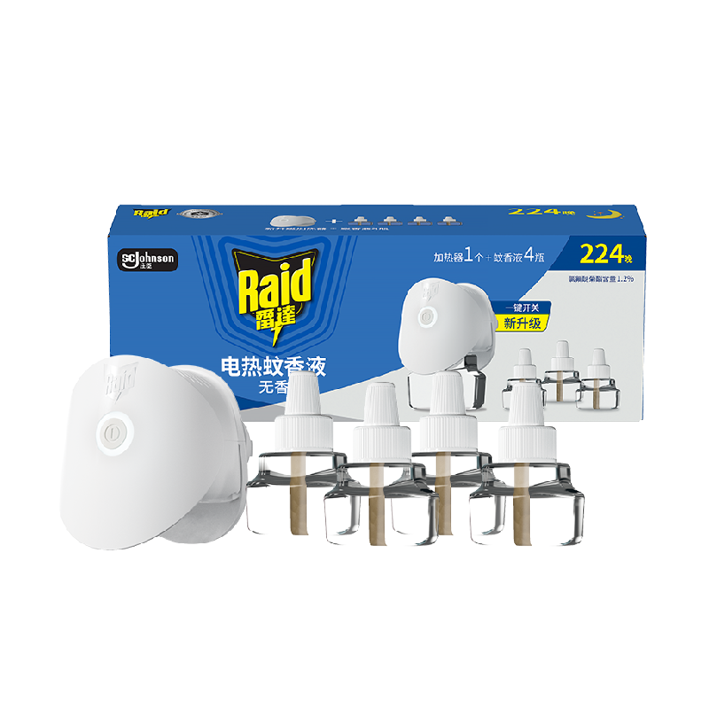 【下拉详情页换购】新老货随机发货雷达电热蚊香液1器29.4ml *4液