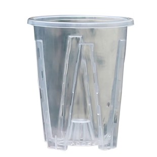 透明加仑青山控根盆家用大号水苔蝴蝶兰专用小花盆塑料兰花透气杯