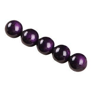 天然紫磷铁锰矿圆珠珠子手链散珠隔珠手工diy串珠手串编绳配珠