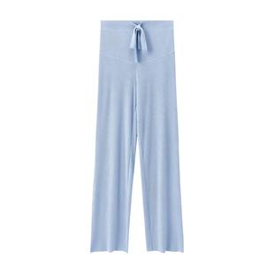 嫚熙孕妇裤子春夏季外穿休闲宽松阔腿垂感怀孕期专用托腹拖地裤