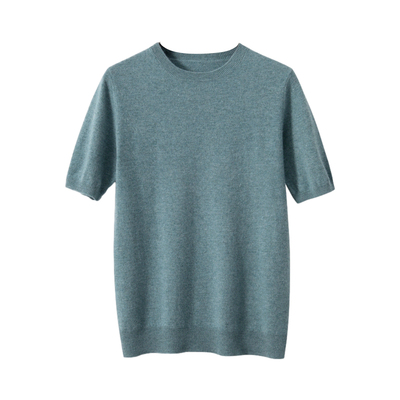 四季可穿的男款高端山羊绒短袖