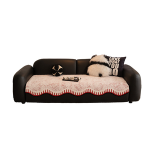 2026新款防水沙发垫红色喜庆新年防滑毛绒毯冬季防猫抓一片式垫子