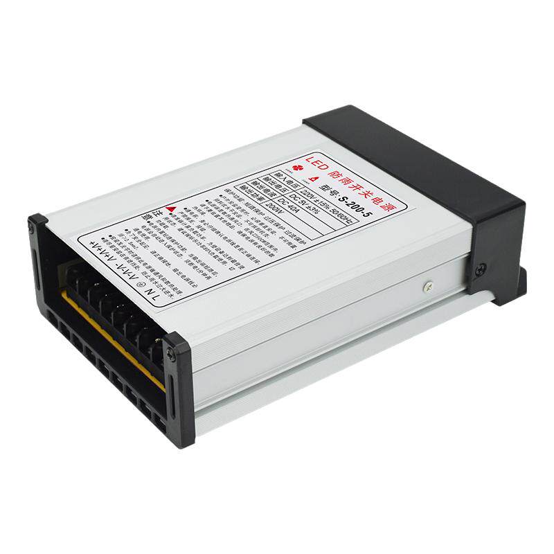 LED防雨水开关电源5V 40A 200W广告招牌冲孔字LED显示屏变压器